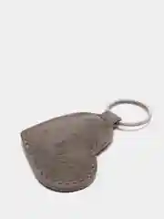 Брелок "Сердечко", серый