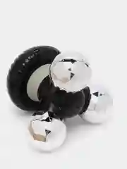 Черный роликовый 3D массажер для тела и лица