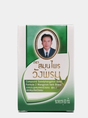 Зеленый тайский бальзам "WANG PROM"( Вангпром) Thai Herbal Green Balm