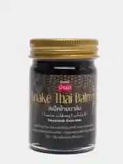Лечебный тайский змеиный бальзам BANNA (Черный). С кокброй