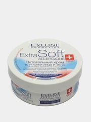 Eveline Cosmetics Extra Soft ALLERG.Крем питательный для чувствит.кожи лица и тела, 200 мл