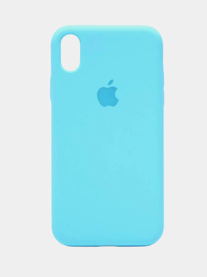 Бирюзовый чехол Silicone Case iPhone XR
