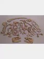 3D-пазл "Динозавр" деревянный, эко