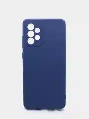 Чехол силиконовый с микрофиброй и защитой камеры для Samsung Galaxy A72 (самсунг)