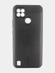 Чехол для Realme C21 с тиснением под кожу
