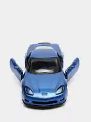 Синий металлическая машинка Chevrolet Corvette Z06 2007 KT5320D