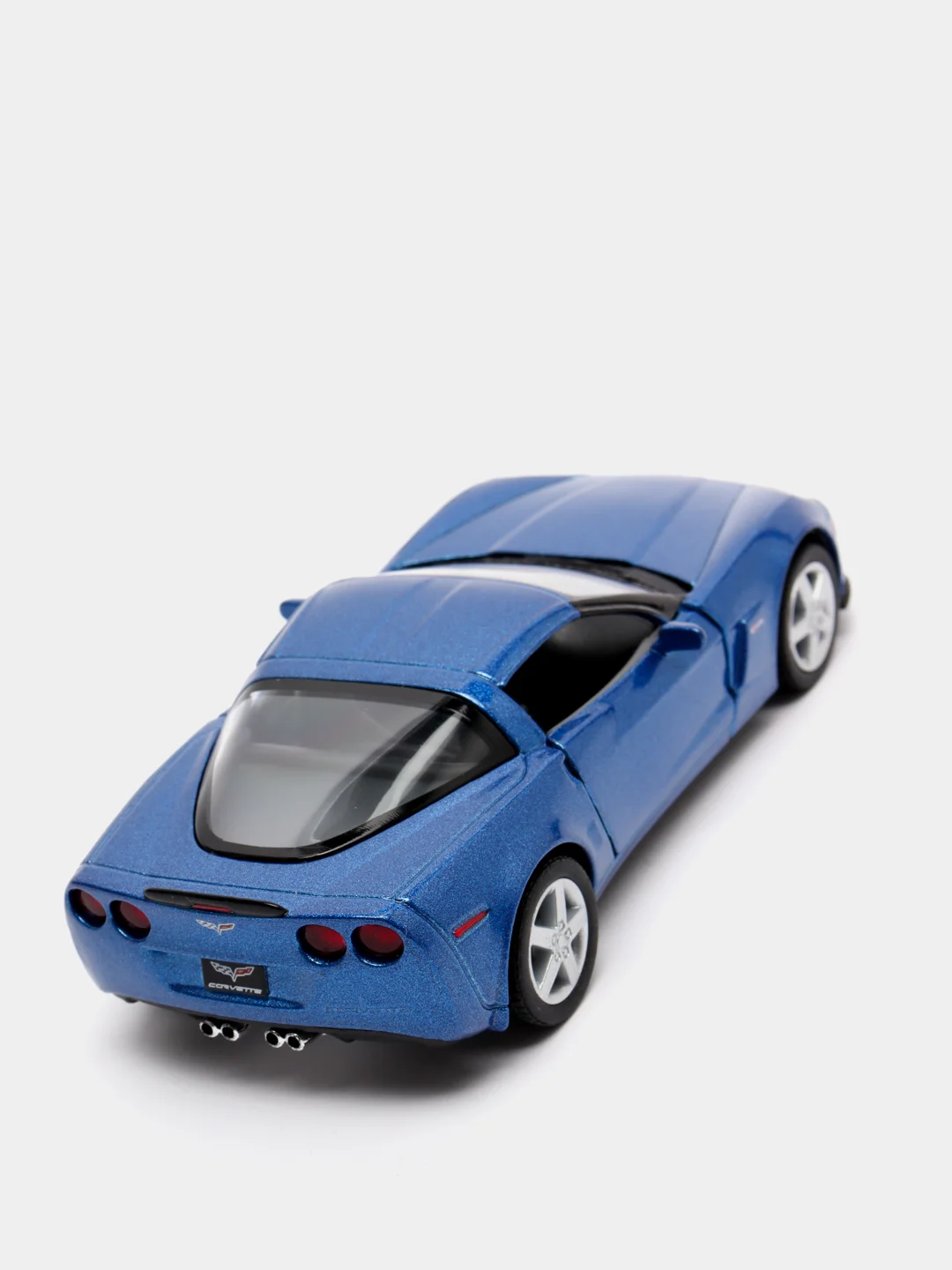 Синий металлическая машинка Chevrolet Corvette Z06 2007 KT5320D