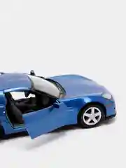 Синий металлическая машинка Chevrolet Corvette Z06 2007 KT5320D
