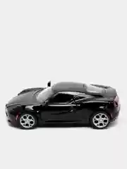 Черный металлическая машинка 2013 Alfa Romeo 4C KT5366D