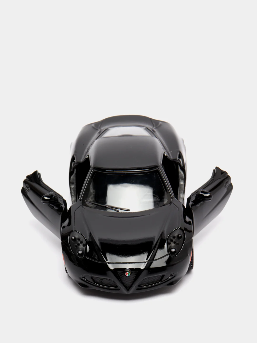 Черный металлическая машинка 2013 Alfa Romeo 4C KT5366D