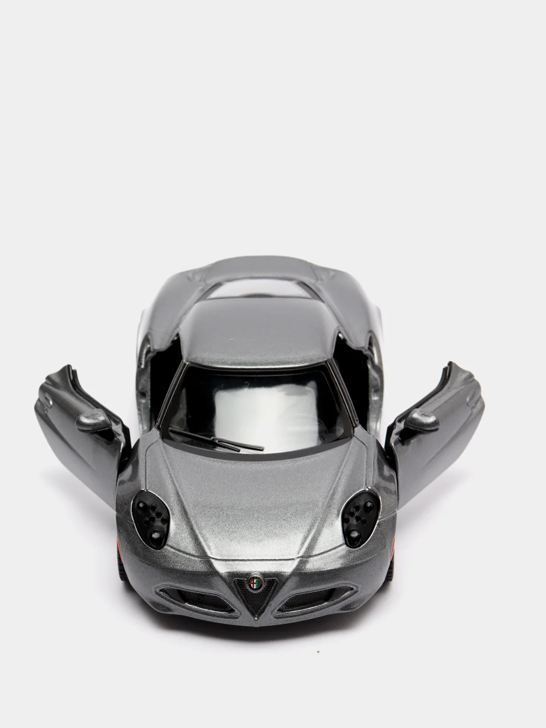 Серый металлическая машинка 2013 Alfa Romeo 4C KT5366D