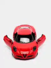 Красный металлическая машинка 2013 Alfa Romeo 4C KT5366D