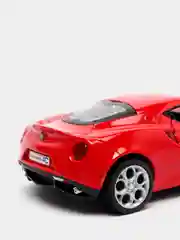 Красный металлическая машинка 2013 Alfa Romeo 4C KT5366D