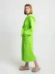 Махровый женский халат с капюшоном, размеры с 46 по 54, LILIANS