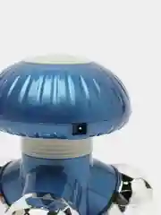 Синий роликовый 3D массажер для тела и лица