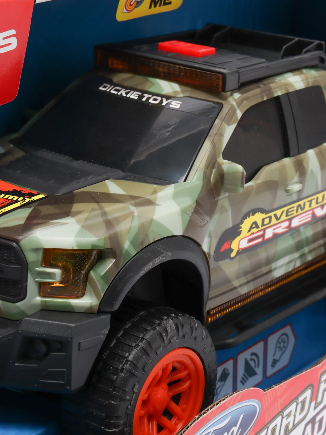 Машинка Adventure Ford F150 Raptor 33см свет звук Dickie Toys 3756001