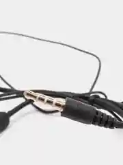 Черный вакумные наушники Telephone Line R11