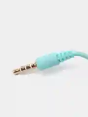 Голубой вакумные наушники Telephone Line R11