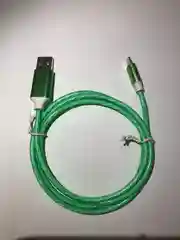 Кабель Lightning зеленый с подсветкой