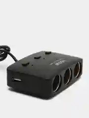 Разветвитель прикуривателя Olesson, 1636, на 3 прикуривателя, 2 USB выход 3100mAh