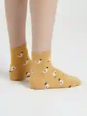 Карамельный носки, унисекс, с принтом