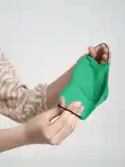 Лесной зеленый маска тканевая, двуслойная