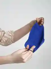 Синий маска тканевая, двуслойная
