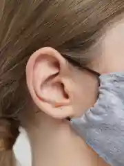 Серый маска тканевая, двуслойная