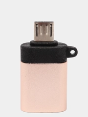 Адаптер Micro-OTG A2 J0061, золотой