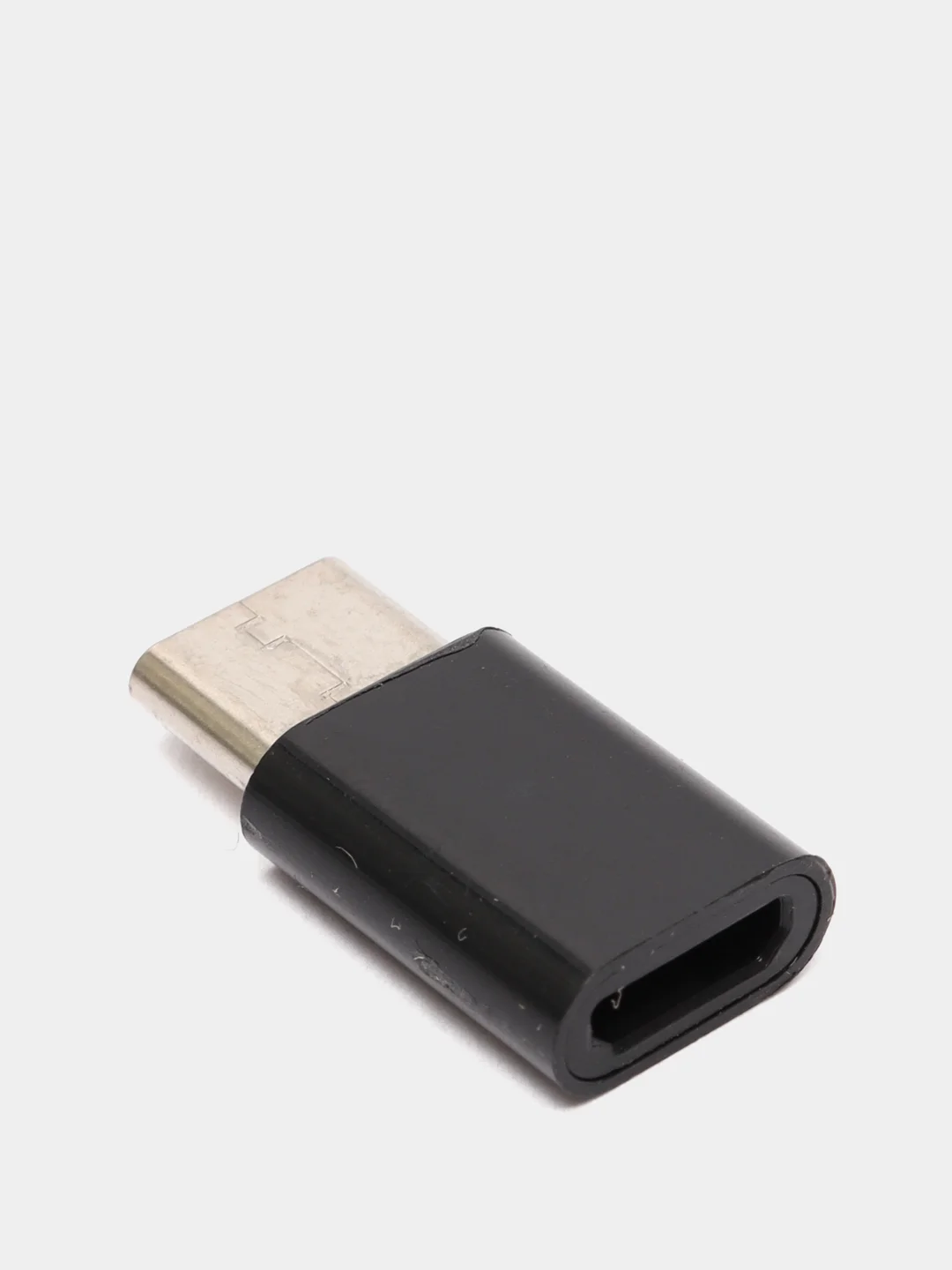 Адаптер Micro - Type-C T2 J0046, черный