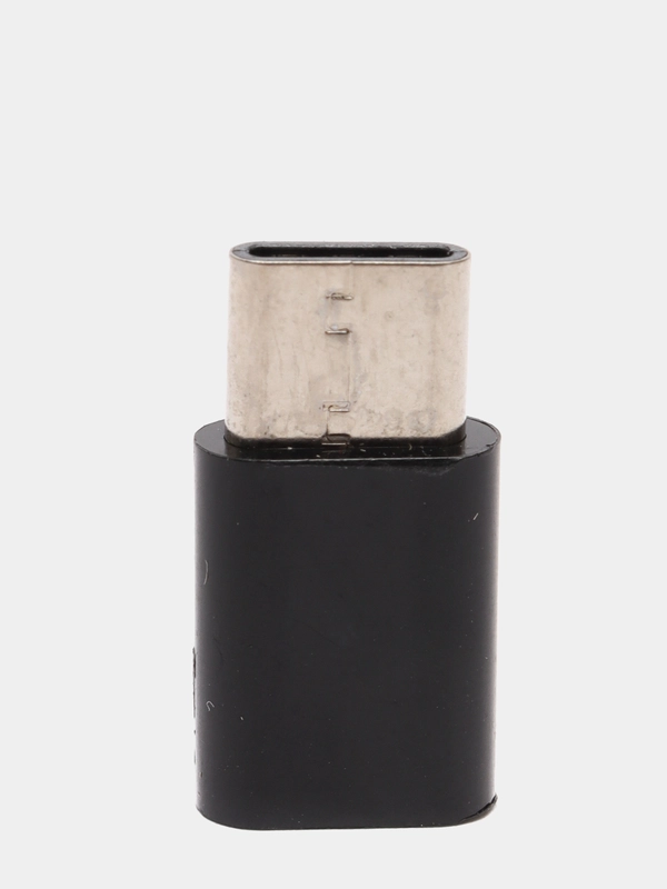 Адаптер Micro - Type-C T2 J0046, черный