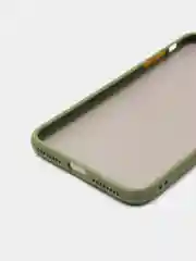 Лесной зеленый iphone 7+ / 8 Plus чехол матовый с цветными кнопками