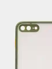 Лесной зеленый iphone 7+ / 8 Plus чехол матовый с цветными кнопками