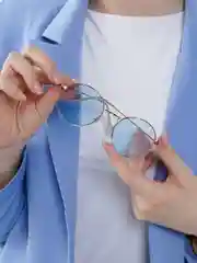 Ледяной очки солнцезащитные, имиджевые унисекс с чехлом