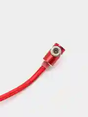Красный usb кабель магнитный 3 в 1, сменные разъемы MicroUSB,Type-C,Lightning для Android и iPhone
