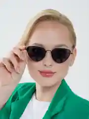 Очки солнцезащитные, имиджевые с чехлом и салфеткой