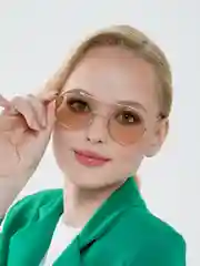 Бежевый солнцезащитные женские очки