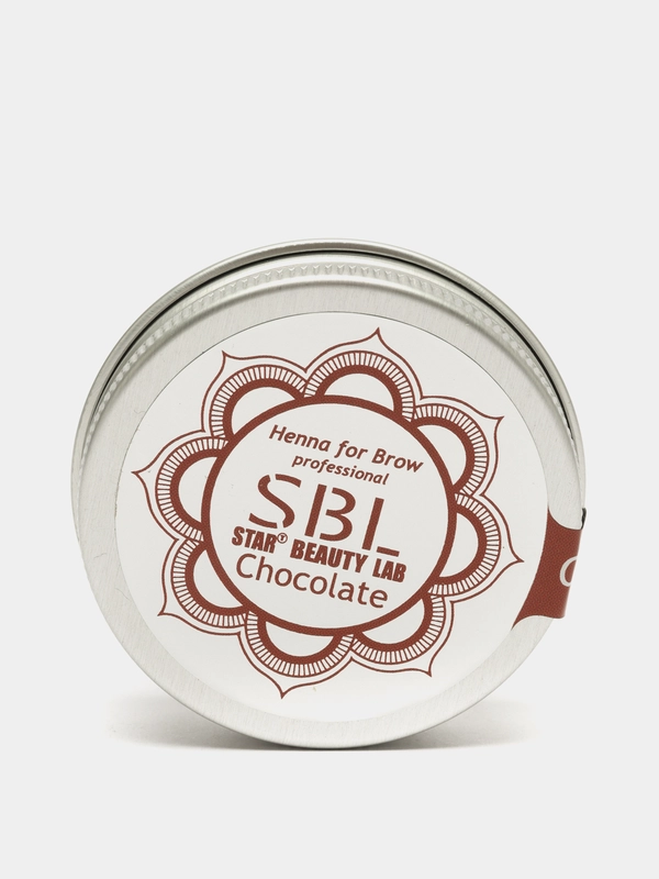 Хна для бровей и ресниц SBL, оттенок черный, коричневый, блонд, шоколадный, 5 грамм