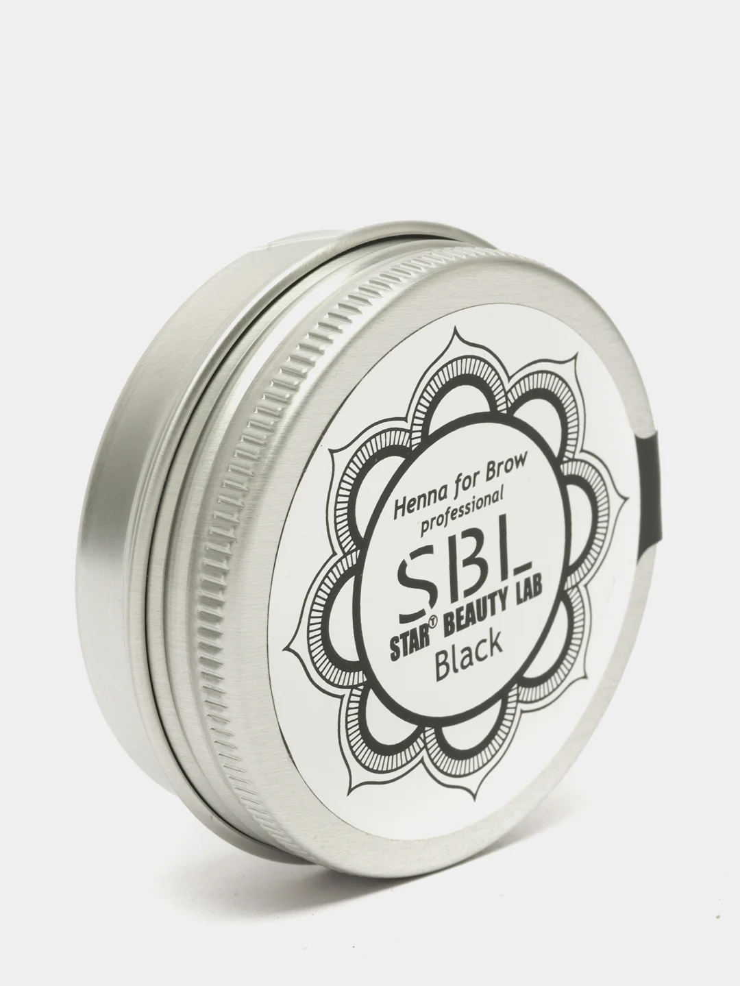Черный хна для бровей и ресниц SBL, оттенок черный, коричневый, блонд, шоколадный, 5 грамм