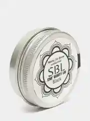Черный хна для бровей и ресниц SBL, оттенок черный, коричневый, блонд, шоколадный, 5 грамм