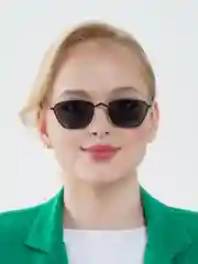 Угольный очки солнцезащитные, имиджевые унисекс с чехлом и салфеткой