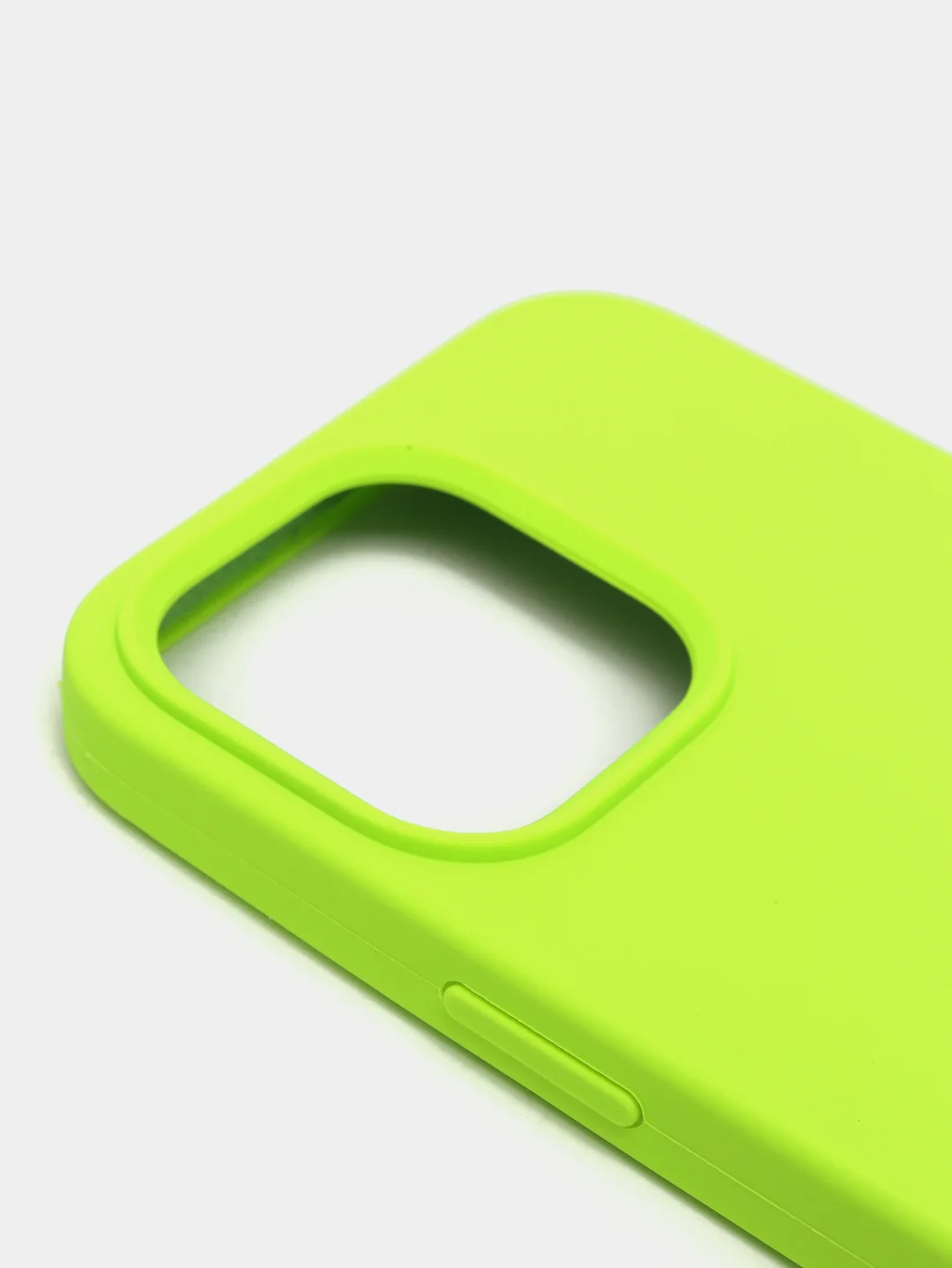 Салатовый чехол Silicone Case для iPhone 13 Pro с закрытым низом