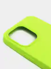 Салатовый чехол Silicone Case для iPhone 13 Pro с закрытым низом
