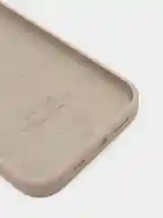 Бежевый чехол Silicone Case для iPhone 13 Pro с закрытым низом