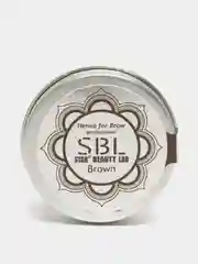 Коричневый хна для бровей и ресниц SBL, оттенок черный, коричневый, блонд, шоколадный, 5 грамм