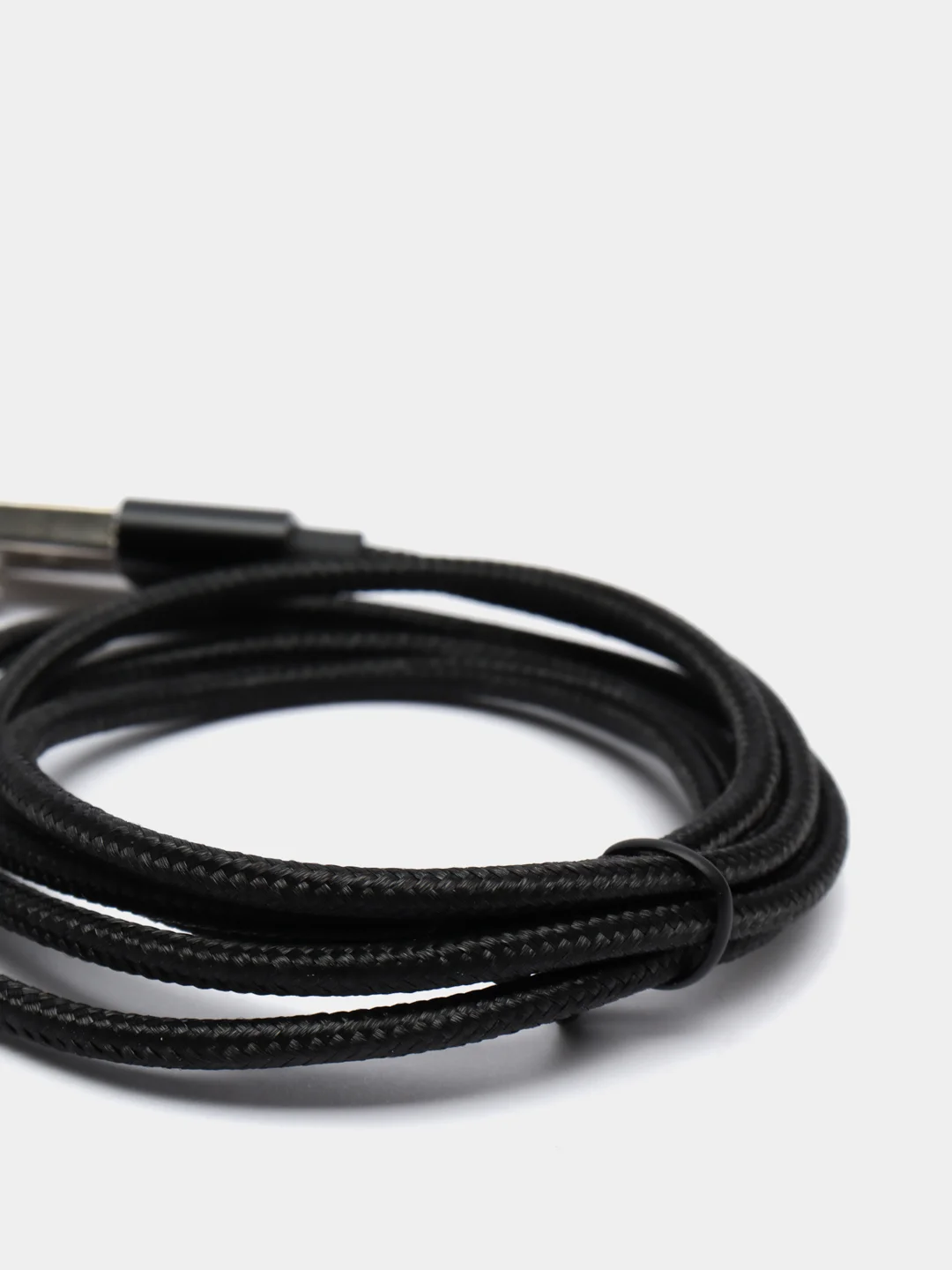 Черный usb кабель магнитный 3 в 1, сменные разъемы MicroUSB,Type-C,Lightning для Android и iPhone