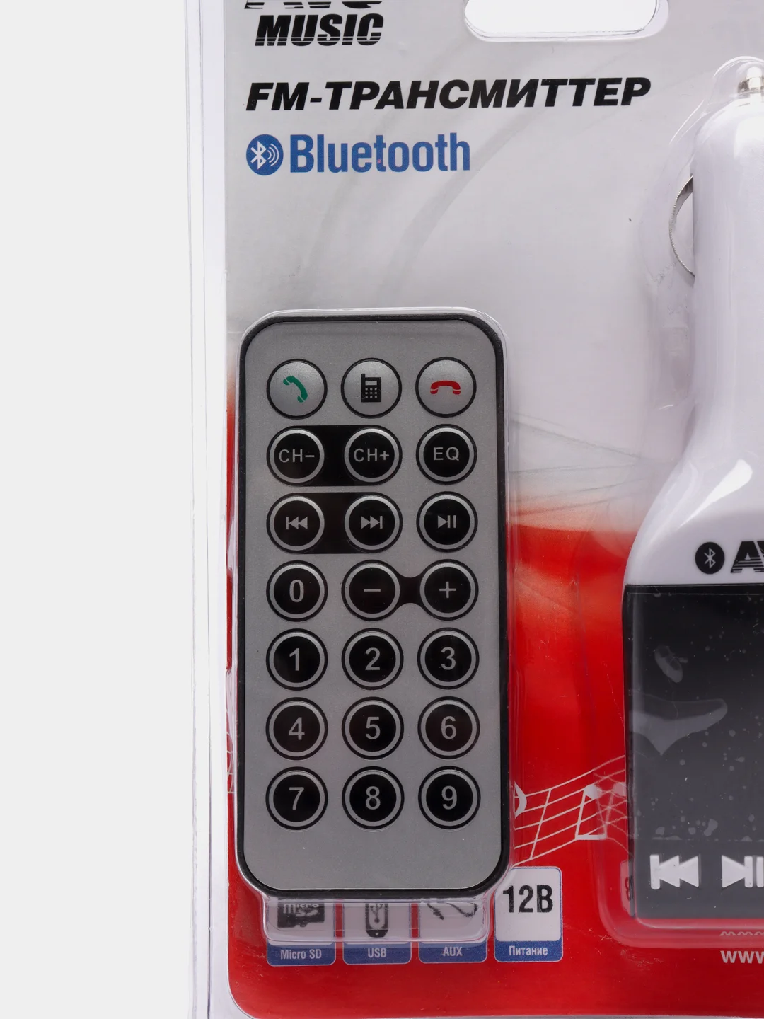 MP3 плеер + FM трансмиттер с дисплеем AVS, Bluetooth