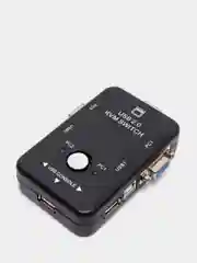 KVM переключатель KVM-21UA USB, входы VGA+USB (type B), выход VGA+3xUSB (type A)