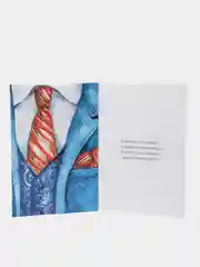 Открытка «Парадный костюм», тиснение, фактурная бумага ВХИ, 12 × 18 с