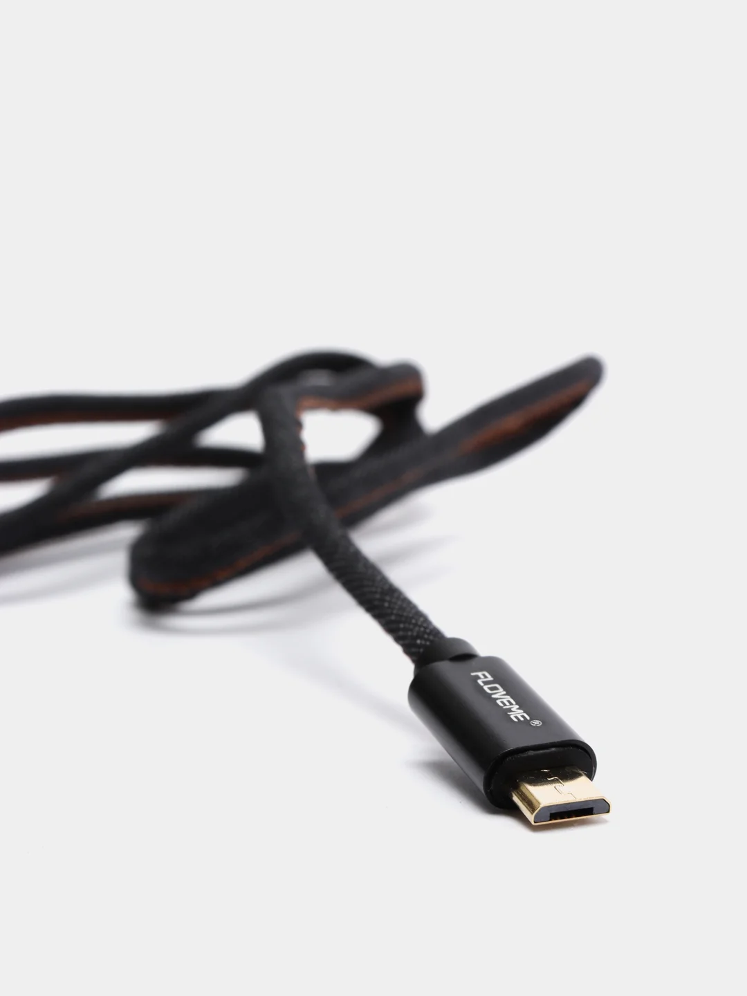 Кабель Denim Floveme, Type C и Micro SD, джинсовый, 3 цвета, 1 метр